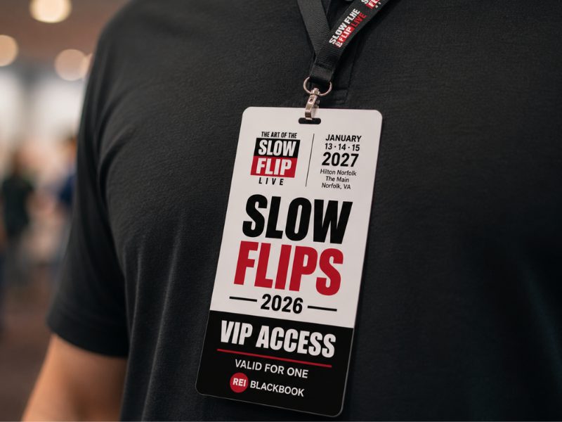 Slow Flips 2026 VIP Access lanyard