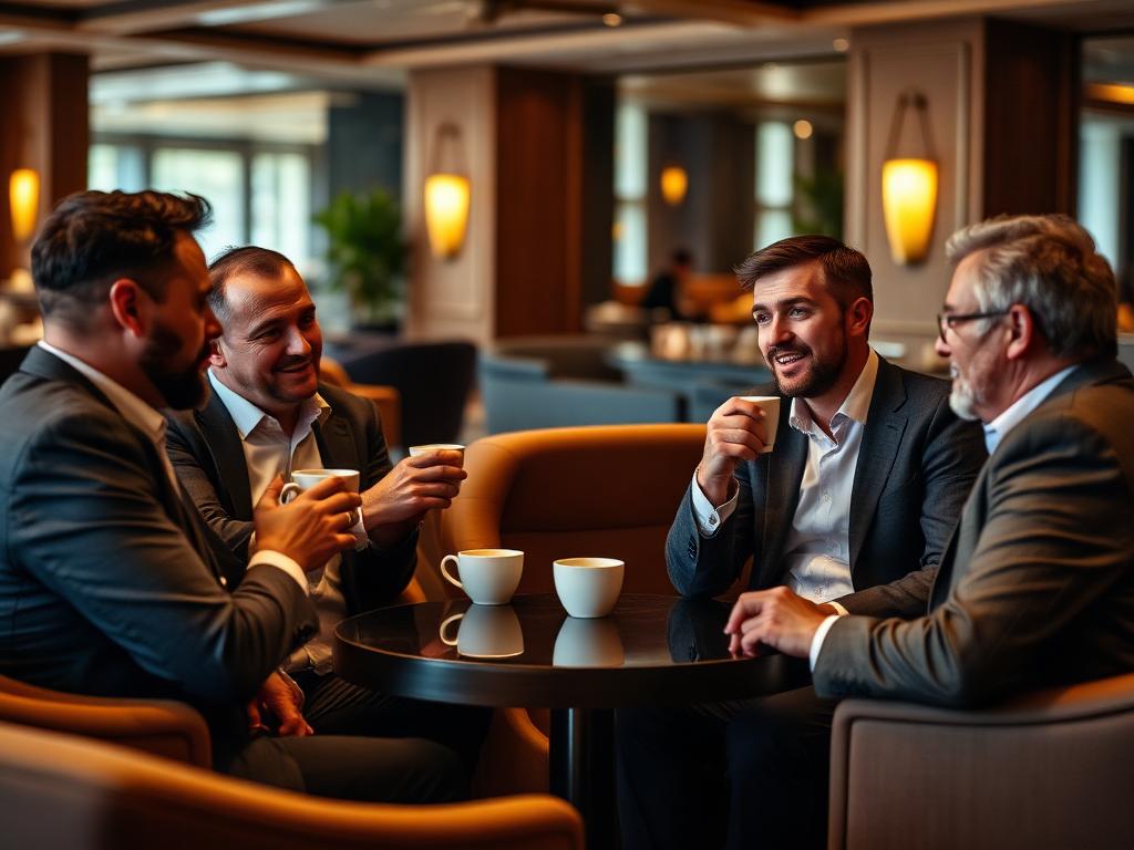 Coffee conversation