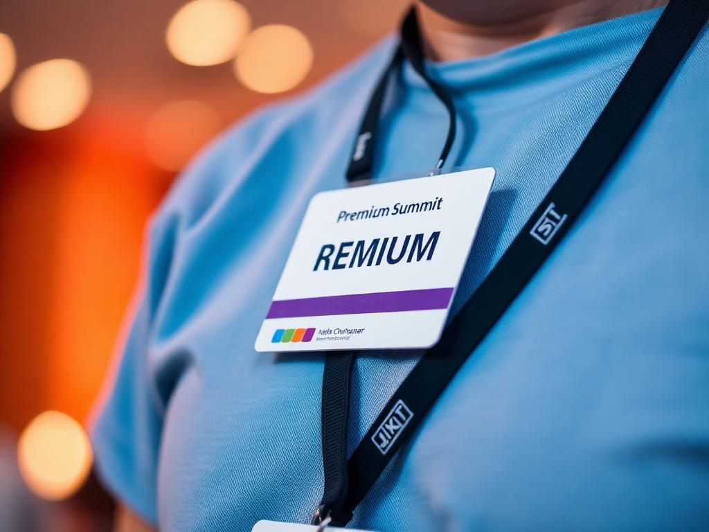 Attendee lanyard